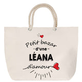 Sac Fête des Mères Mamie Famille Idée Cadeau anniversaire Noël Travail Boulot Métier Départ Retraite Collègue Femme cabas shopping plage