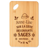 Planche à découper cadeau Noël famille amis papa maman mamie papi, idée cadeau apéro et cuisine, Secret Santa