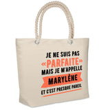 Sac Fête des Mères Mamie Famille Idée Cadeau anniversaire Noël Travail Boulot Métier Départ Retraite Collègue Femme cabas shopping plage
