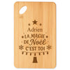 Planche à découper cadeau Noël famille amis papa maman mamie papi, idée cadeau apéro et cuisine, Secret Santa