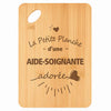 Planche bambou gravée personnalisée femme idée cadeau Fête des Mères apéro 30×20 prénom cuisine plateau fromage anniversaire noel maman mamie