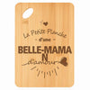 Planche bambou gravée personnalisée femme idée cadeau Fête des Mères apéro 30×20 prénom cuisine plateau fromage anniversaire noel maman mamie