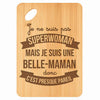 Planche bambou gravée personnalisée femme idée cadeau Fête des Mères apéro 30×20 prénom cuisine plateau fromage anniversaire noel maman mamie