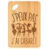 Planche bambou gravée personnalisée femme homme idée cadeau Fête des Mères Fête des Pères apéro papa maman prénom cuisine plateau fromage