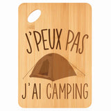 Planche bambou gravée personnalisée femme homme idée cadeau Fête des Mères Fête des Pères apéro papa maman prénom cuisine plateau fromage