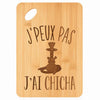 Planche bambou gravée personnalisée femme homme idée cadeau Fête des Mères Fête des Pères apéro papa maman prénom cuisine plateau fromage
