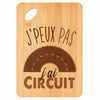 Planche bambou gravée personnalisée femme homme idée cadeau Fête des Mères Fête des Pères apéro papa maman prénom cuisine plateau fromage