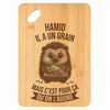 Planche bambou gravée personnalisée homme idée cadeau Fête des Pères apéro 30×20 prénom cuisine plateau fromage anniversaire noel papa papi 