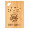 Planche bambou gravée personnalisée femme homme idée cadeau Fête des Mères Fête des Pères apéro papa maman prénom cuisine plateau fromage