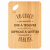 Planche bambou gravée personnalisée homme idée cadeau Fête des Pères apéro 30×20 prénom cuisine plateau fromage anniversaire noel papa papi 