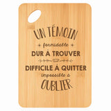 Planche bambou gravée personnalisée homme idée cadeau Fête des Pères apéro 30×20 prénom cuisine plateau fromage anniversaire noel papa papi 