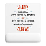 Tapis de souris ergonomique avec repose-poignet, accessoire bureau pour femme et homme, fête des pères, cadeau pas cher, idée cadeau fête des mères, secret santa, départ à la retraite, télétravail et gaming