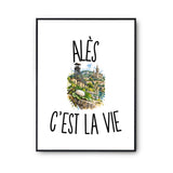 Poster Alès c’est la vie