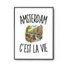Poster Amsterdam c’est la vie