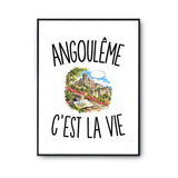 Poster Angoulême c’est la vie