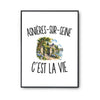 Poster Asnières-sur-Seine c’est la vie