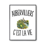 Poster Aubervilliers c’est la vie