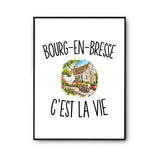 Poster Bourg-en-Bresse c’est la vie