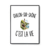 Poster Chalon-sur-Saône c’est la vie