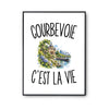 Poster Courbevoie c’est la vie