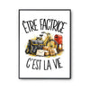 Poster Être factrice c'est la vie