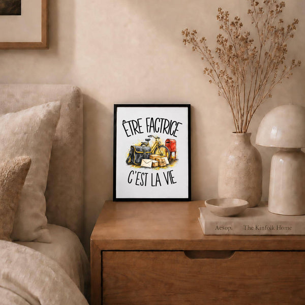 Poster Être factrice c'est la vie