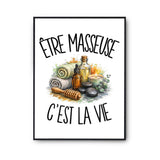 Poster Être masseuse c'est la vie