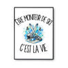 Poster Être moniteur de ski c'est la vie