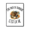 Poster Être prof de français c'est la vie