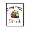Poster Être prof de musique c'est la vie