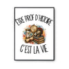 Poster Être prof d'histoire c'est la vie