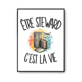 Poster Être steward c'est la vie