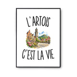 Poster L’Artois c’est la vie