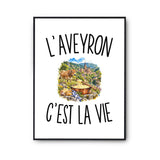 Poster L’Aveyron c’est la vie