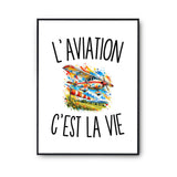 Poster L’Aviation c’est la vie