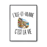 Poster L’Ille-et-Vilaine c’est la vie