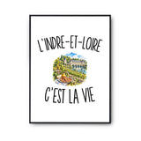 Poster L’Indre-et-Loire c’est la vie