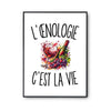 Poster L’Œnologie c’est la vie