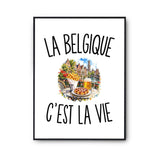 Poster La Belgique c’est la vie