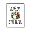 Poster La Belote c’est la vie