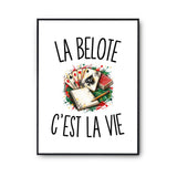 Poster La Belote c’est la vie