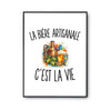 Poster La Bière Artisanale c’est la vie