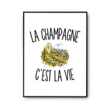 Poster La Champagne c’est la vie