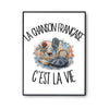 Poster La chanson française c'est la vie