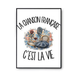Poster La chanson française c'est la vie