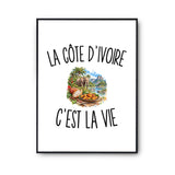 Poster La Côte d’Ivoire c’est la vie