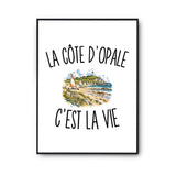 Poster La Côte d’Opale c’est la vie