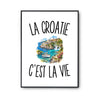 Poster La Croatie c’est la vie