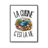 Poster La cuisine c'est la vie