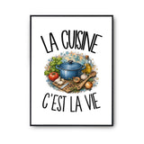 Poster La cuisine c'est la vie